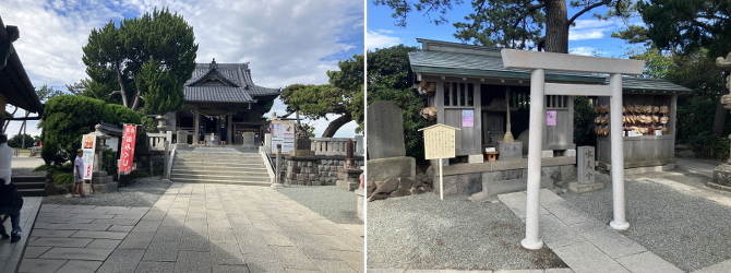 森戸神社・一色海岸 森戸神社・一色海岸