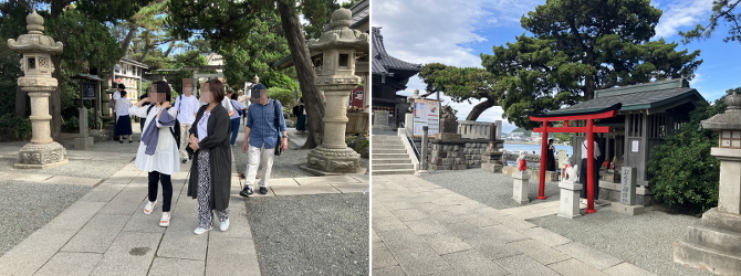 森戸神社・一色海岸 森戸神社・一色海岸